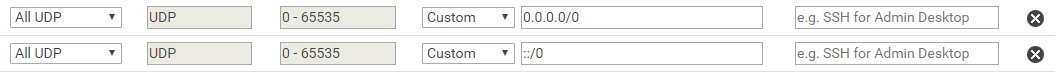 AWS outbound rules
