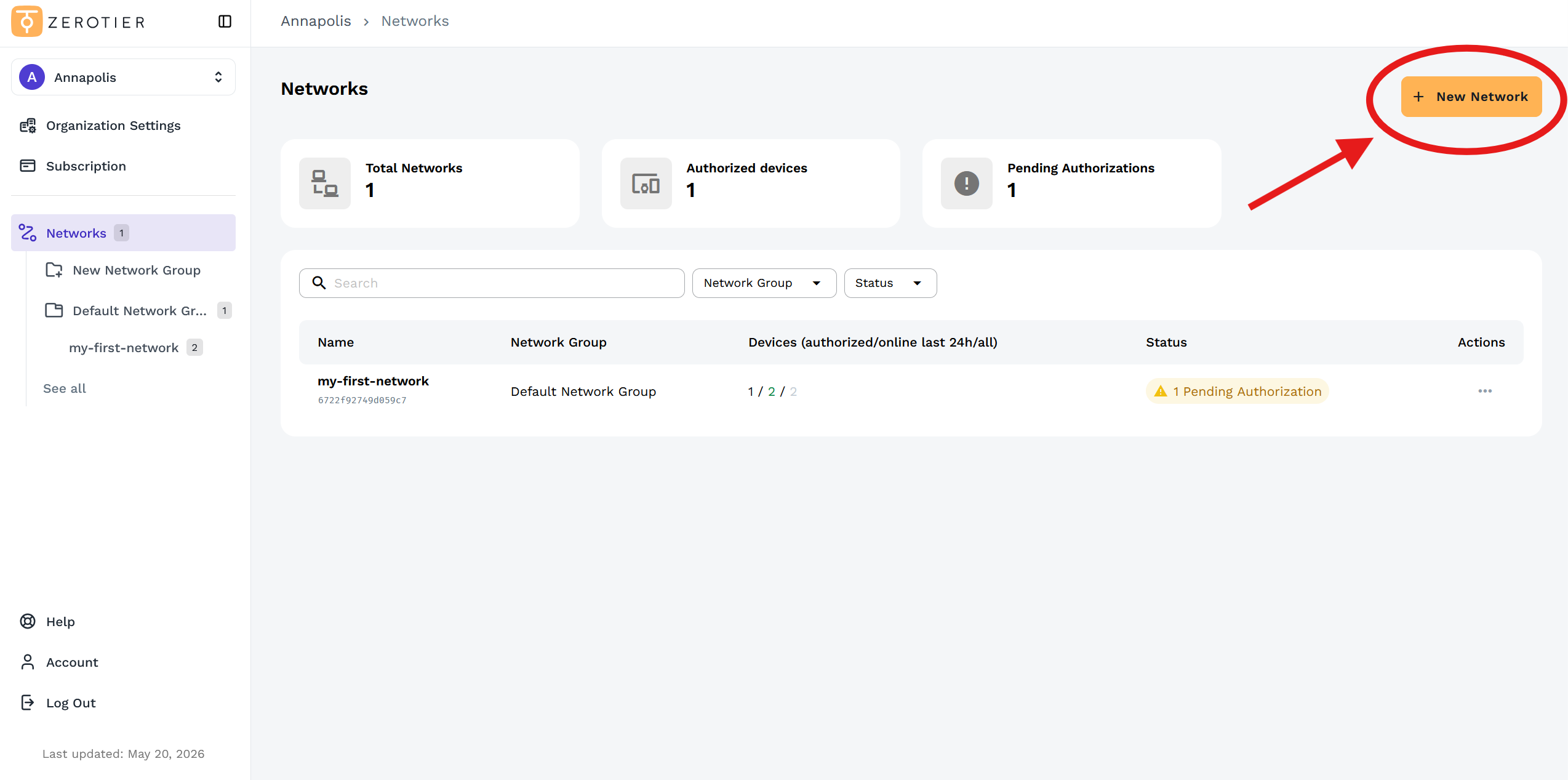 Create Network