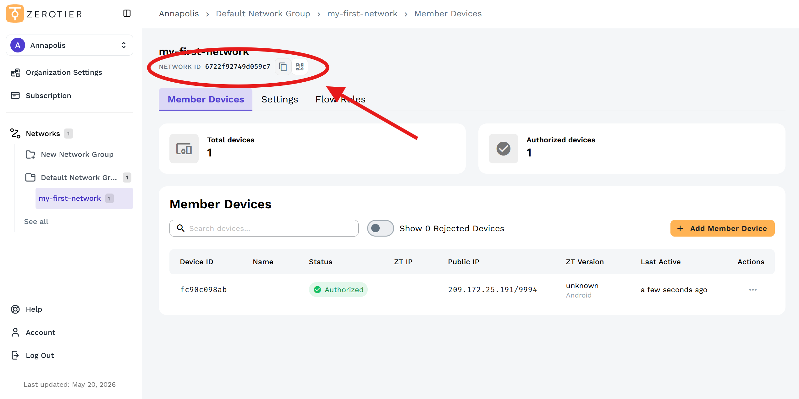 Network ID